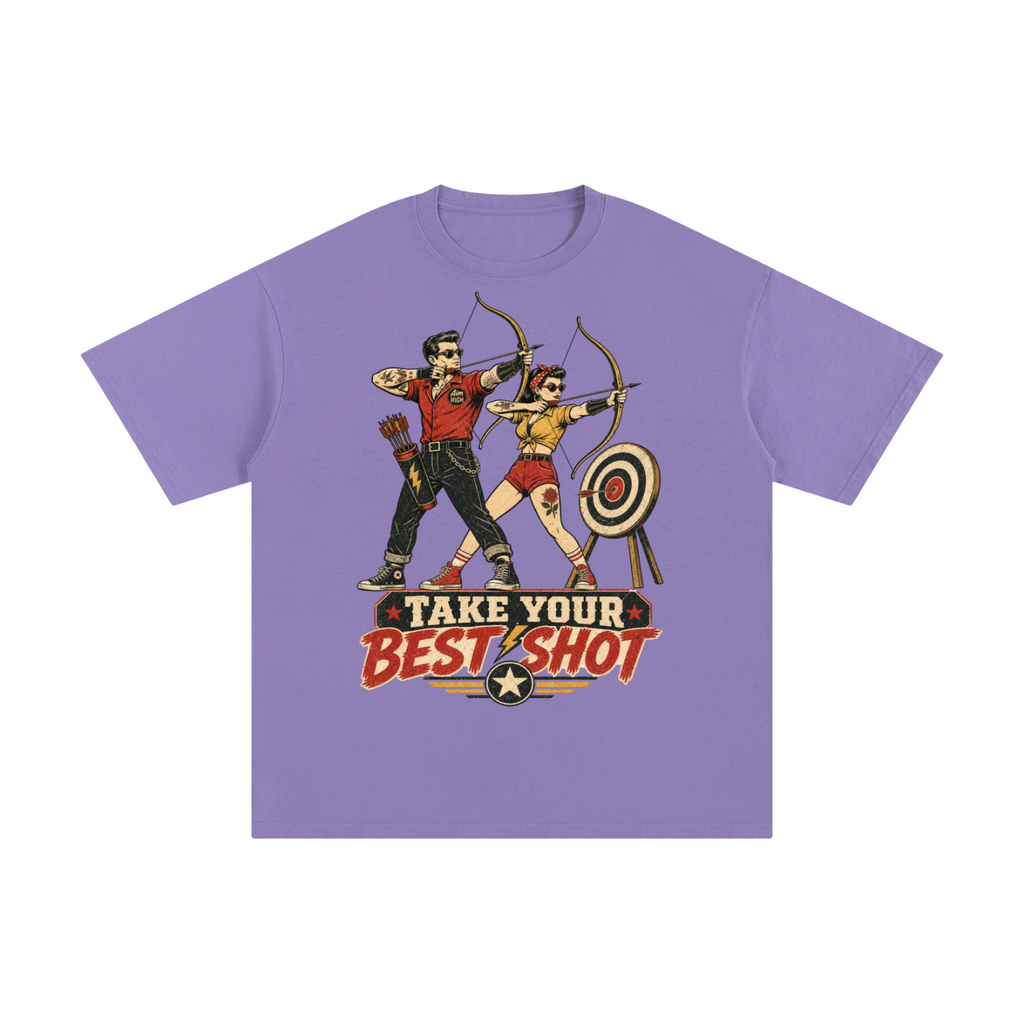 Take your best shot-Pure Cotton T-Shirt