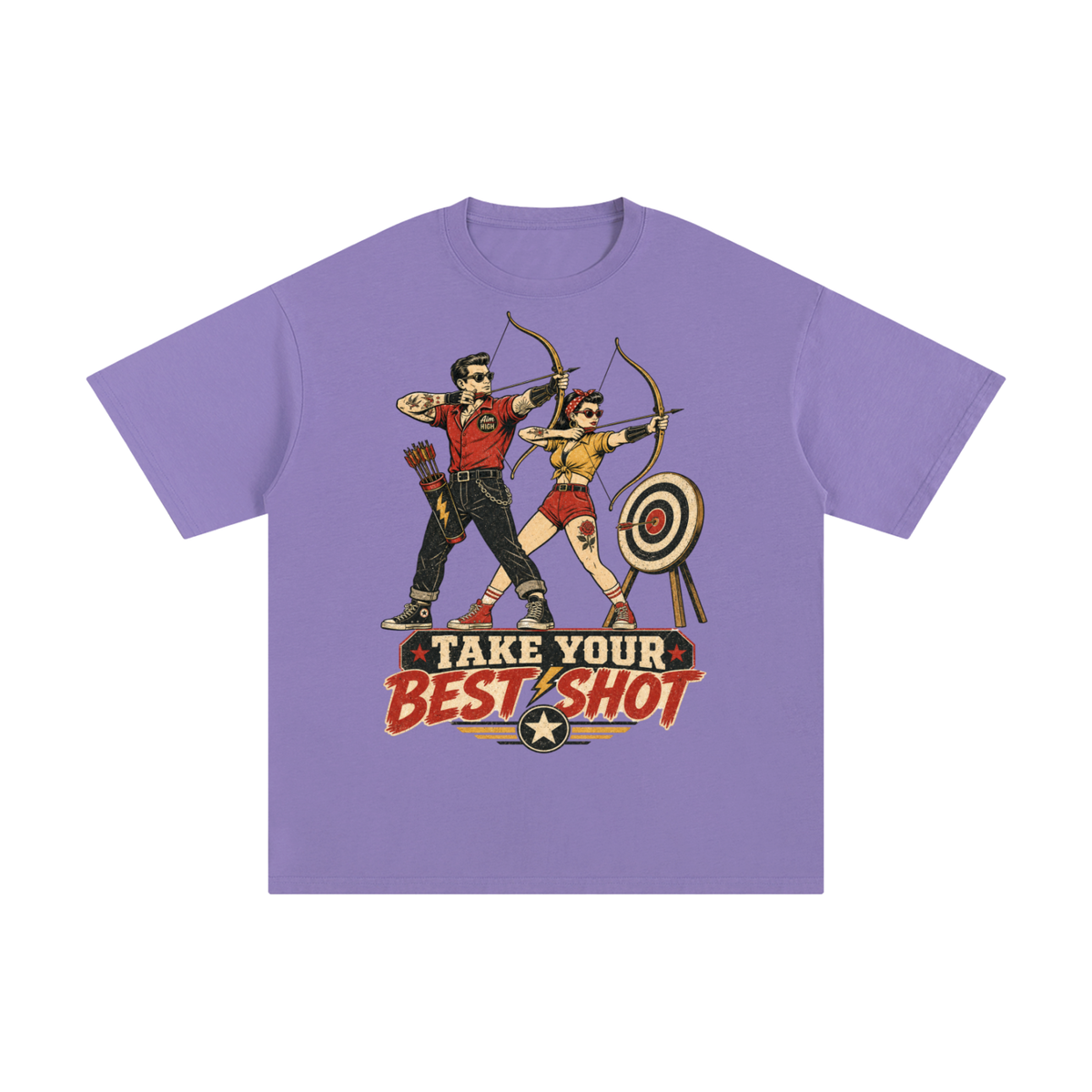 Take your best shot-Pure Cotton T-Shirt