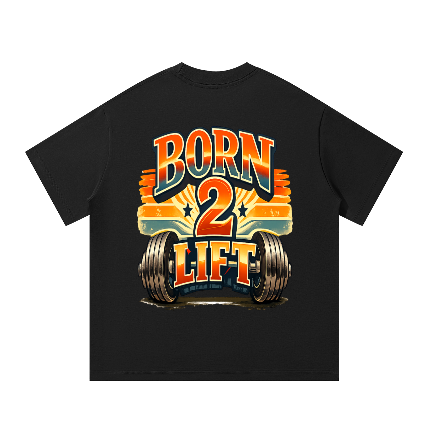 Born 2 lift-Oversized T-Shirt