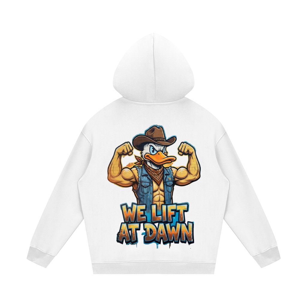 We Lift at Dawn - Streetwear Fleece Hoodie(This product is shipped from oversees ship time may take longer)