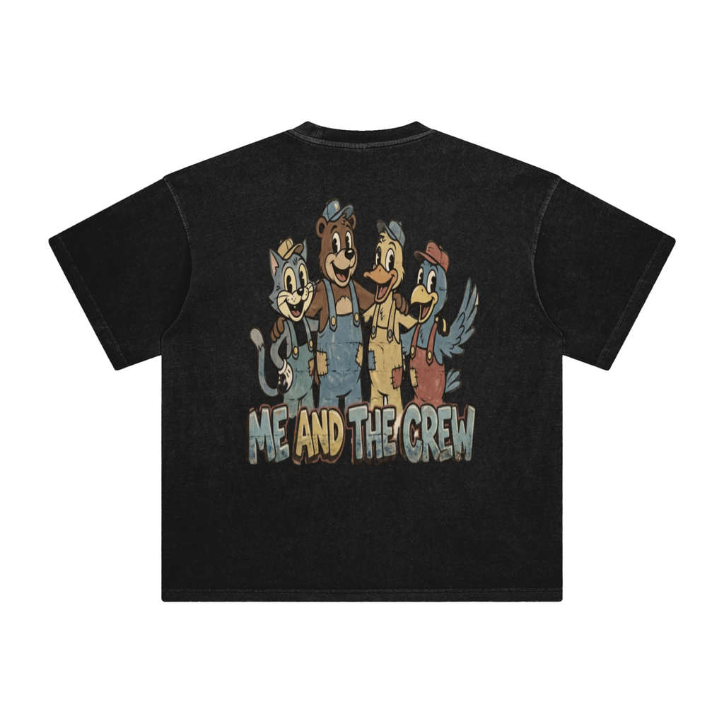 Me and the crew-Enzyme Washed T-Shirt