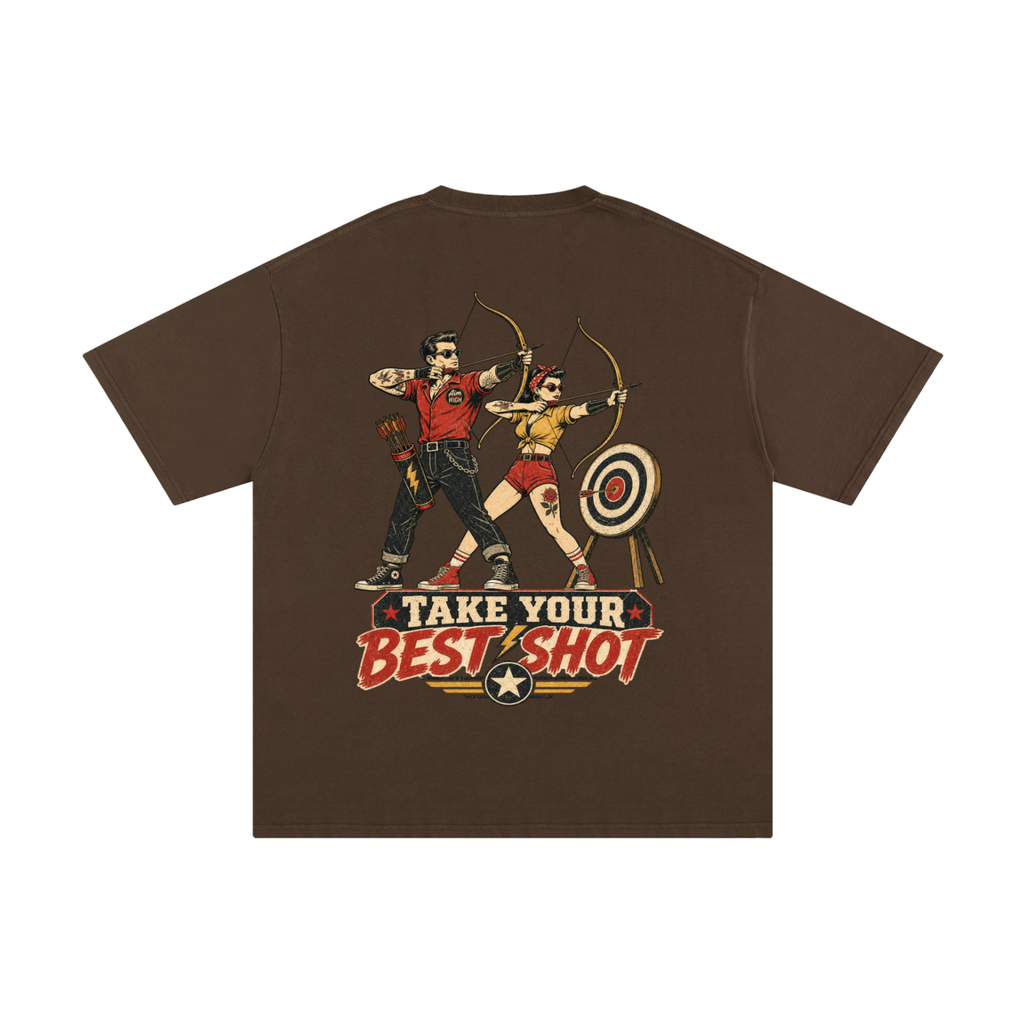 Take your best shot-Pure Cotton T-Shirt