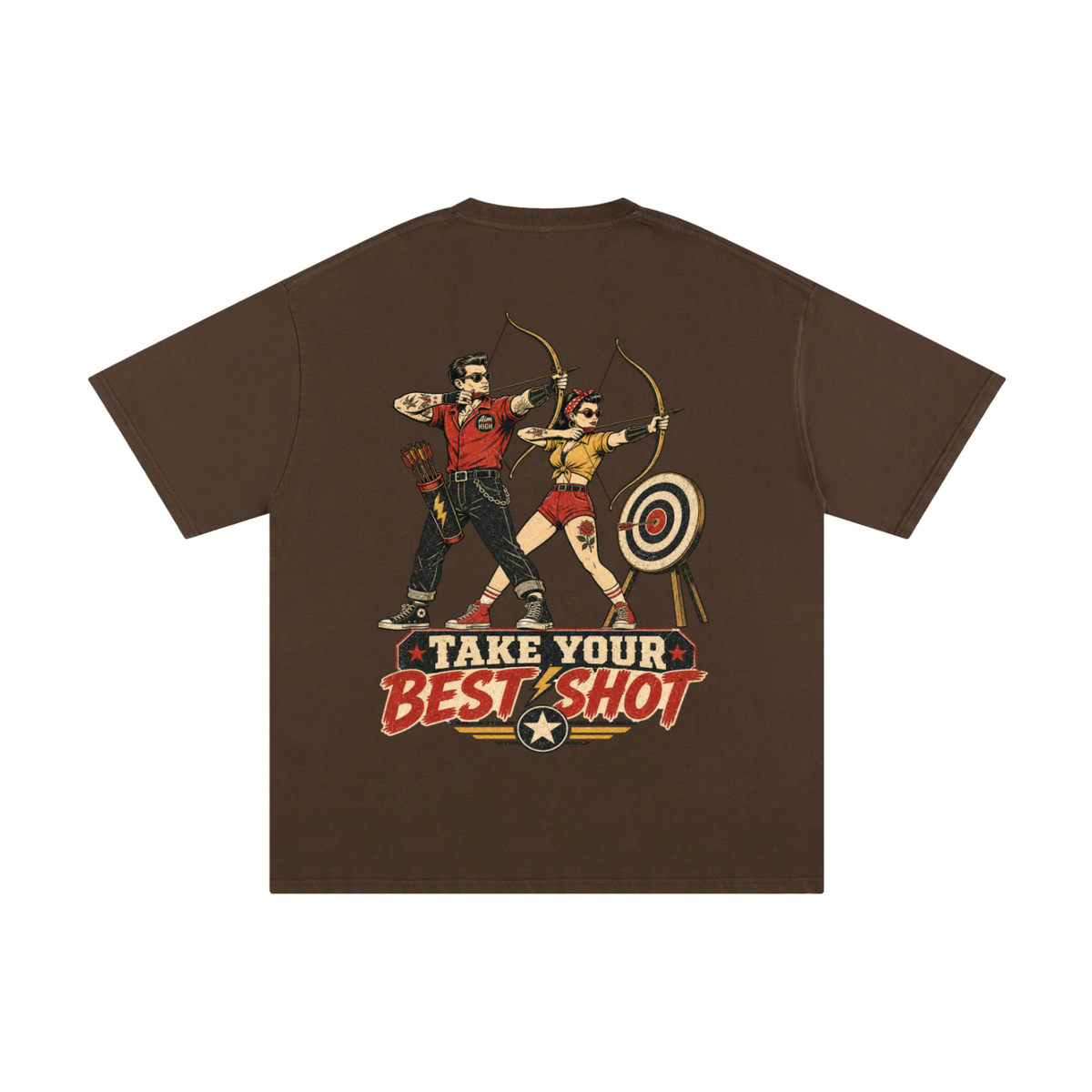 Take your best shot-Pure Cotton T-Shirt