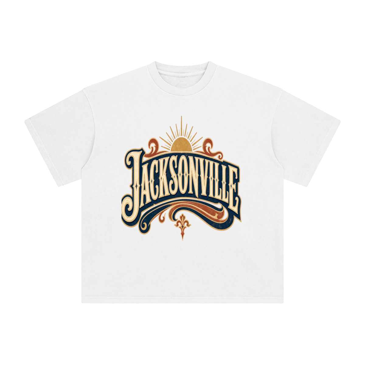 Jacksonville-Enzyme Washed T-Shirt
