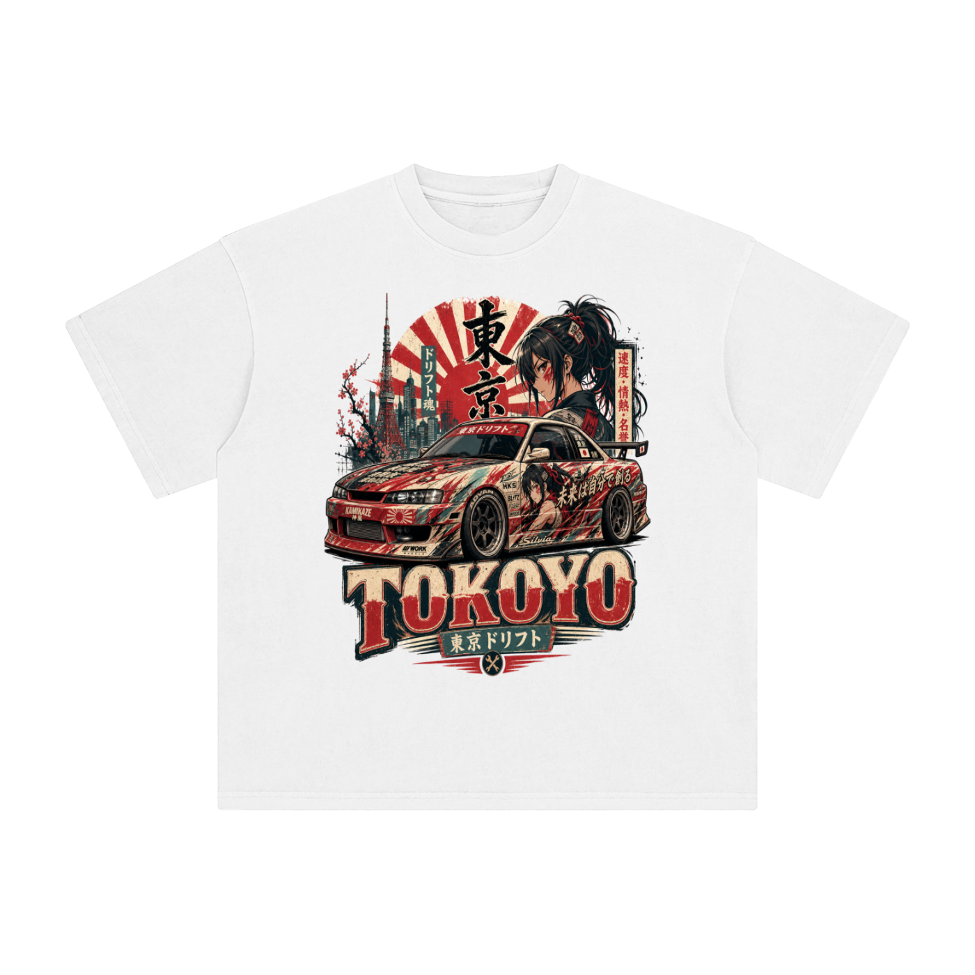 Tokyo-Enzyme Washed T-Shirt