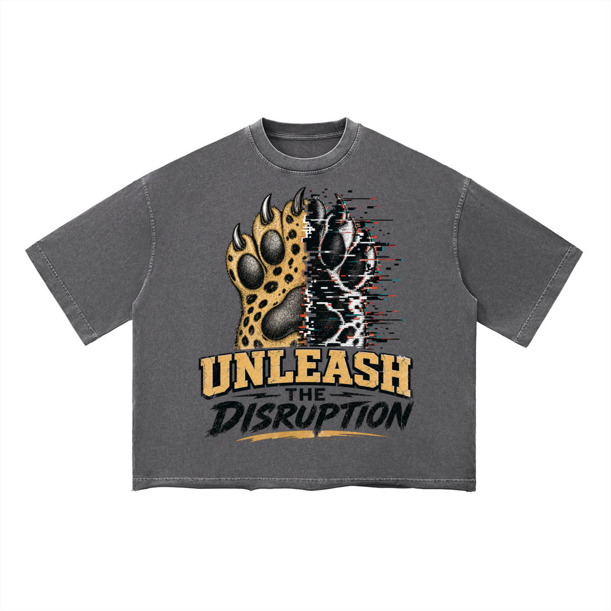 Unleash the disruption-Vintage Wash Boxy T-Shirt