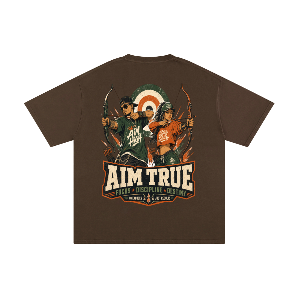 Aim true-Pure Cotton T-Shirt