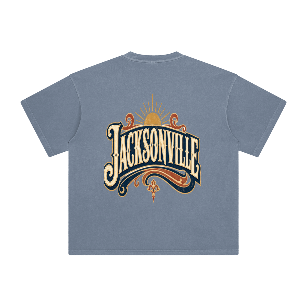 Jacksonville-Enzyme Washed T-Shirt