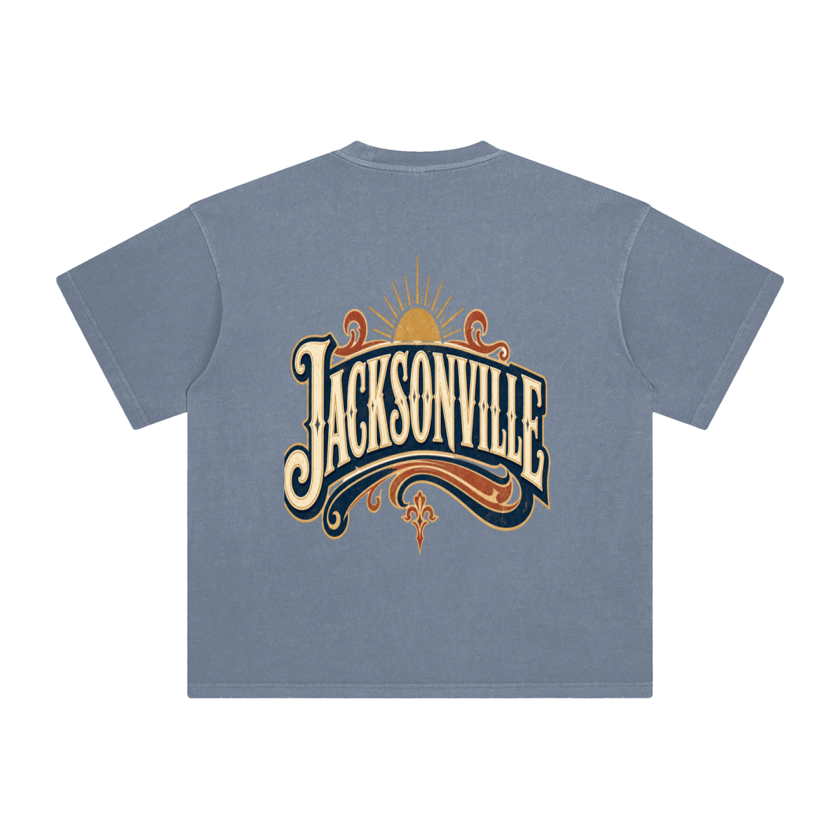 Jacksonville-Enzyme Washed T-Shirt