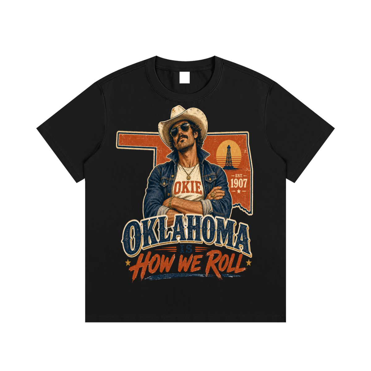 Oklahoma-Essential Cotton T-Shirt