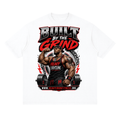 Built by the grind-Streetwear Loose Drop Shoulder T-Shirt