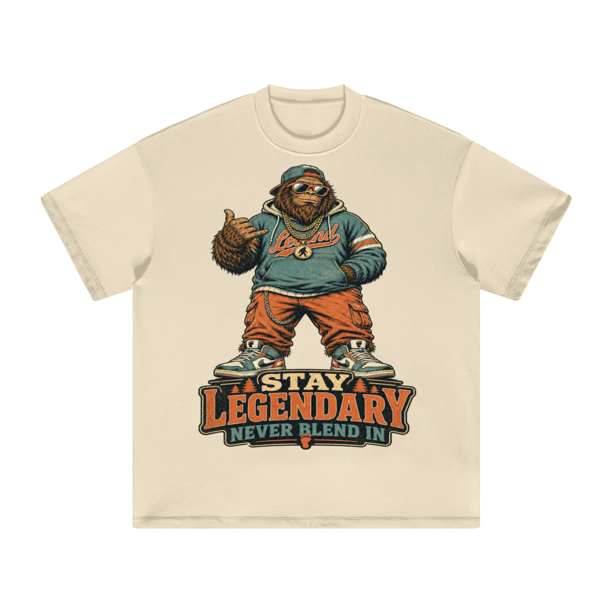 Stay legendary-Heavyweight Earth Tone T-Shirt
