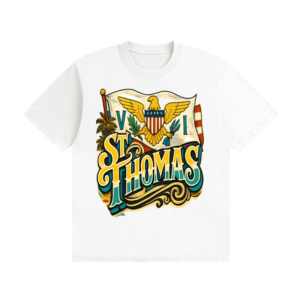 ST Thomas-Seamless Cotton T-Shirt