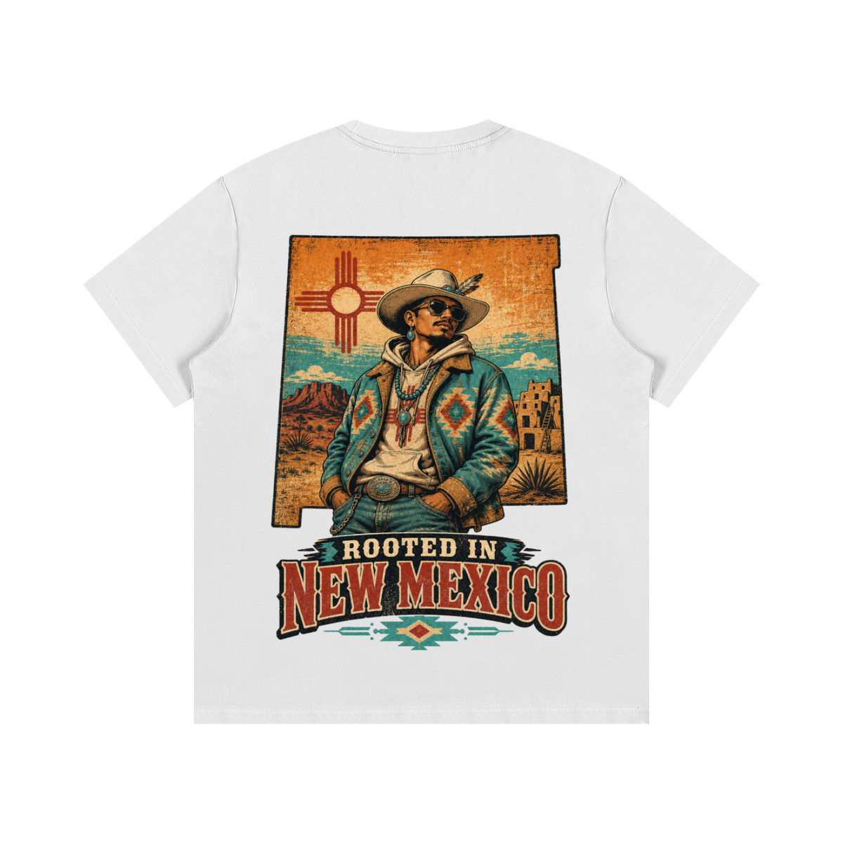 New Mexico-Essential Cotton T-Shirt