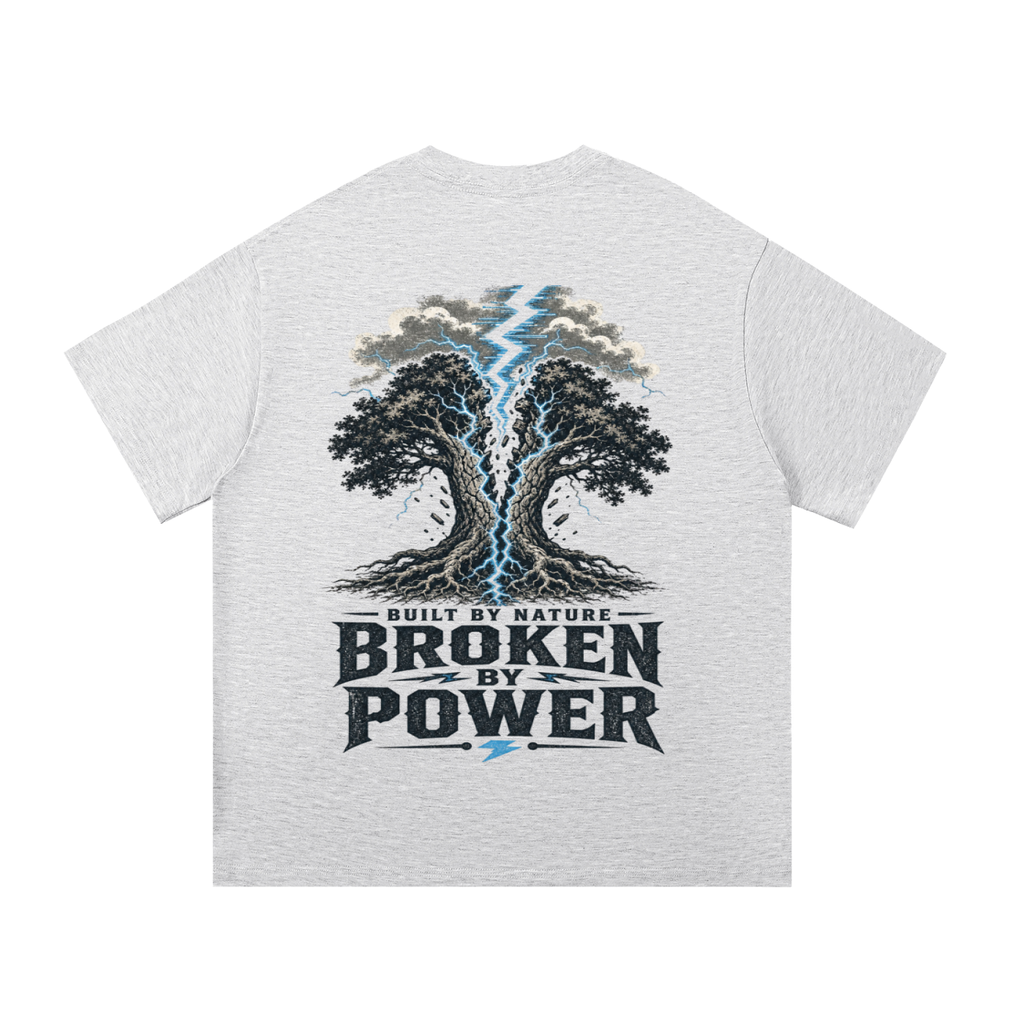 Built by nature broken by power-Essential Cotton T-Shirt