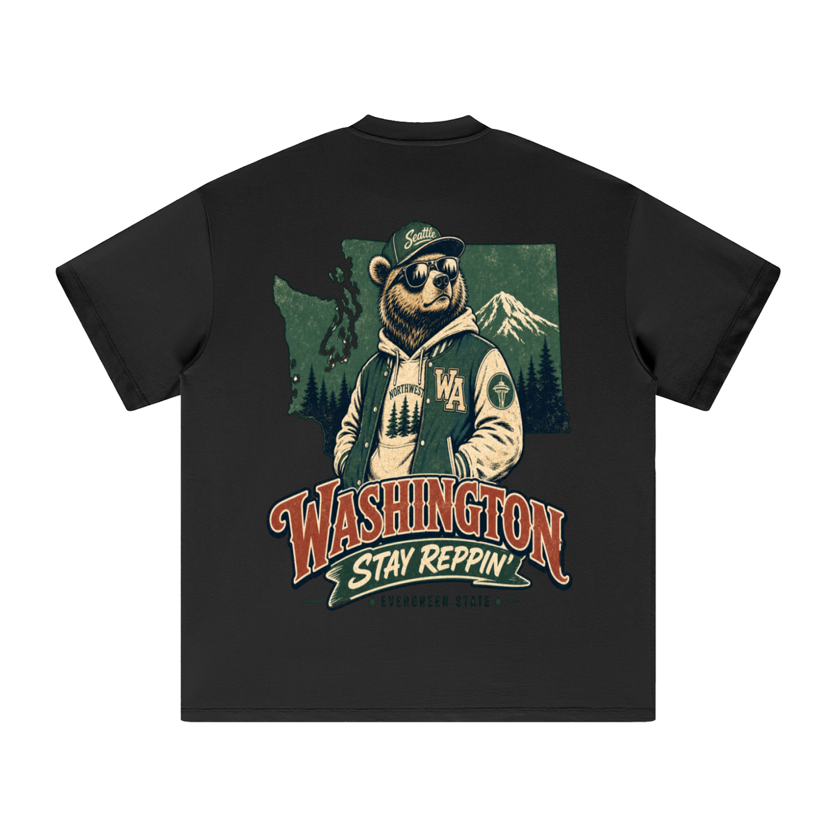 Washington-Heavyweight Earth Tone T-Shirt