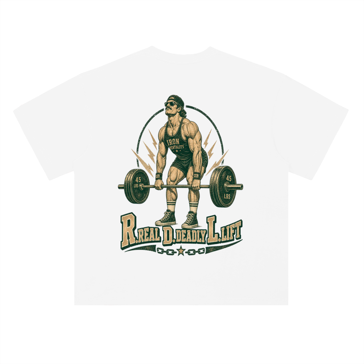 R. Real D. Deadly L. Lift Heavyweight T-Shirt