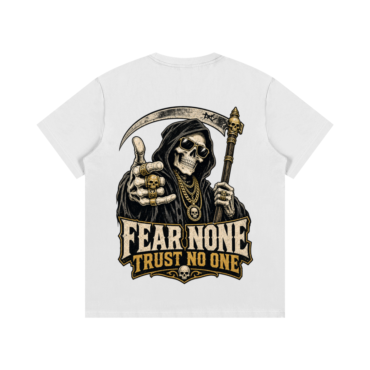 Fear none-Essential Cotton T-Shirt