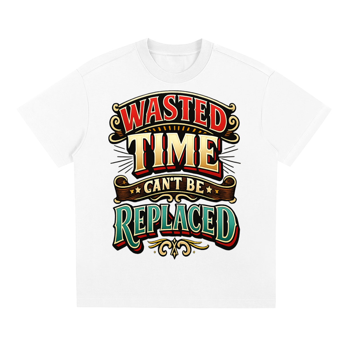 Wasted time-Sorona Quick-Dry Cooling T-Shirt