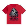 Cracks in the system-Seamless Cotton T-Shirt