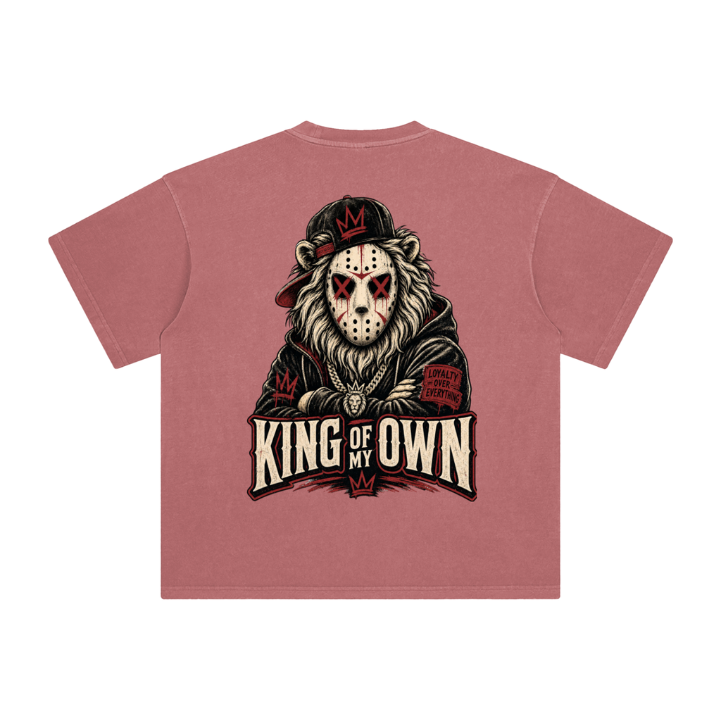King of my own-Enzyme Washed T-Shirt