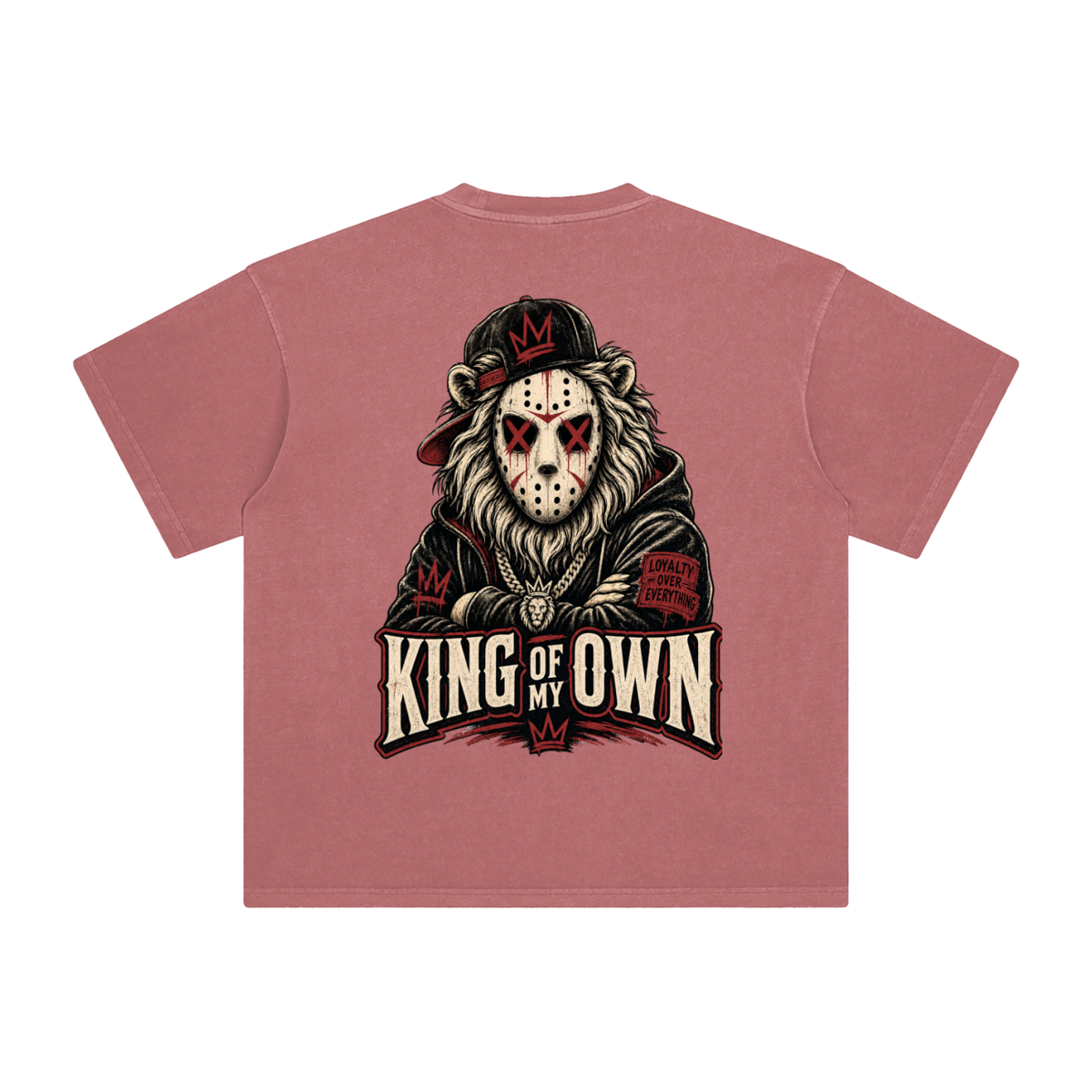 King of my own-Enzyme Washed T-Shirt