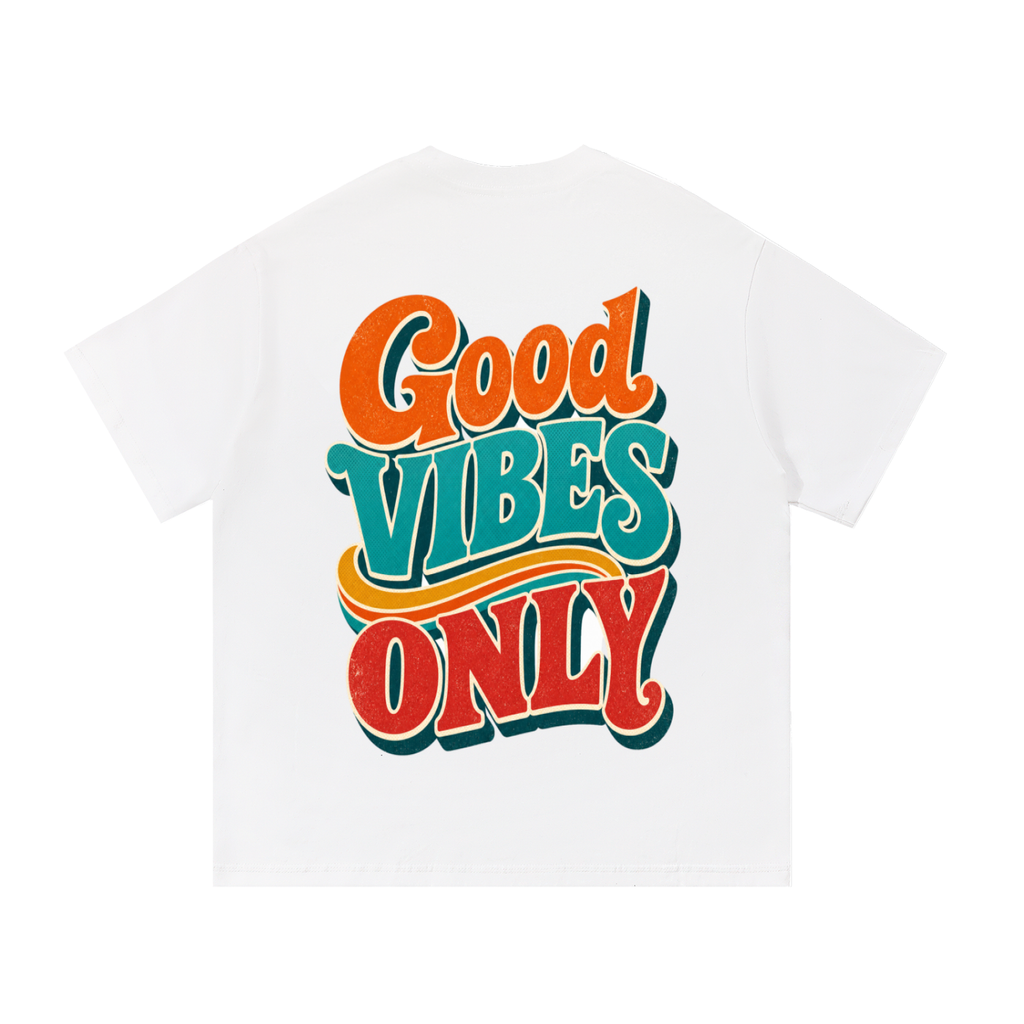 Good vibes only-Essential Cotton T-Shirt