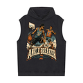Ankle Breaker-Snow Washed Sleeveless Hoodie