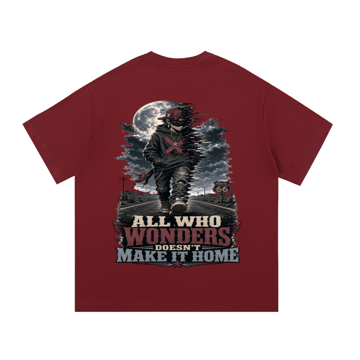 All who wonders doesn't make it home-Essential Cotton T-Shirt