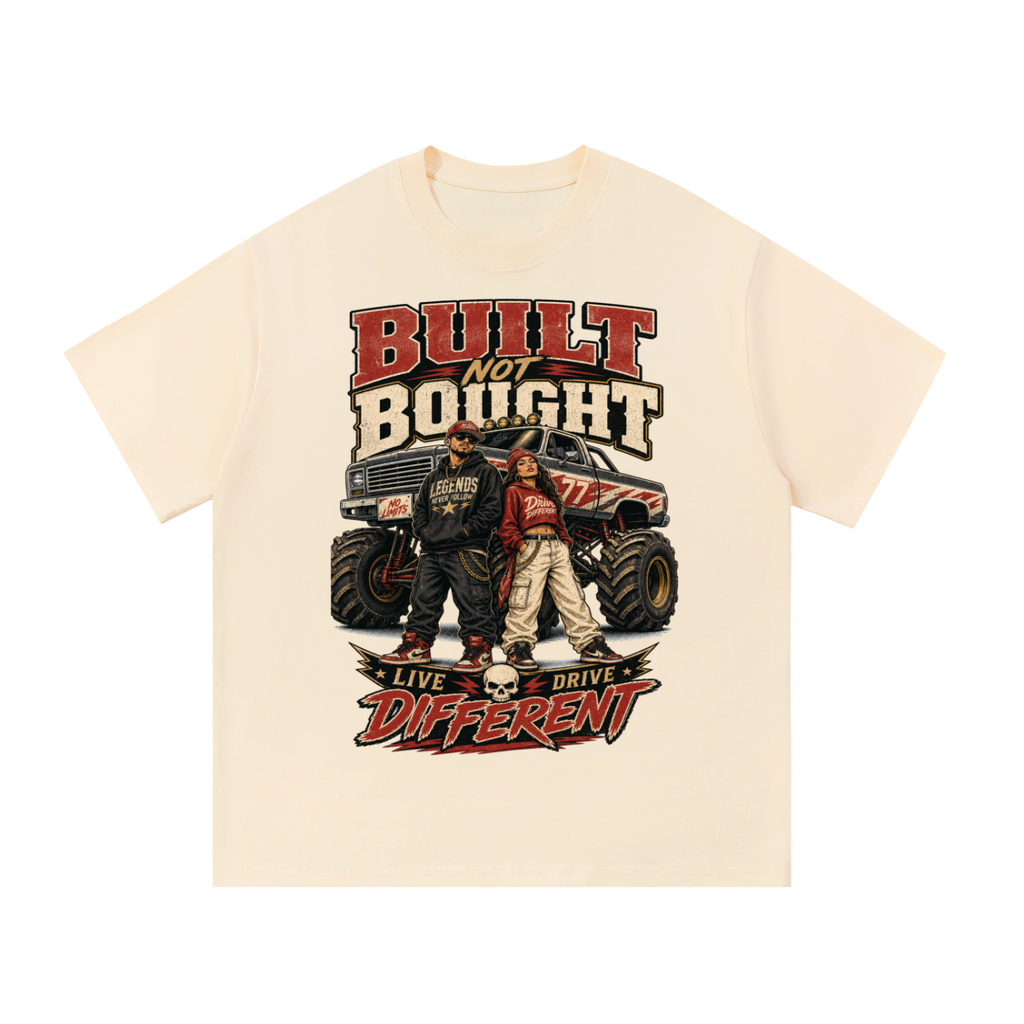 Built not brought-Essential Cotton T-Shirt