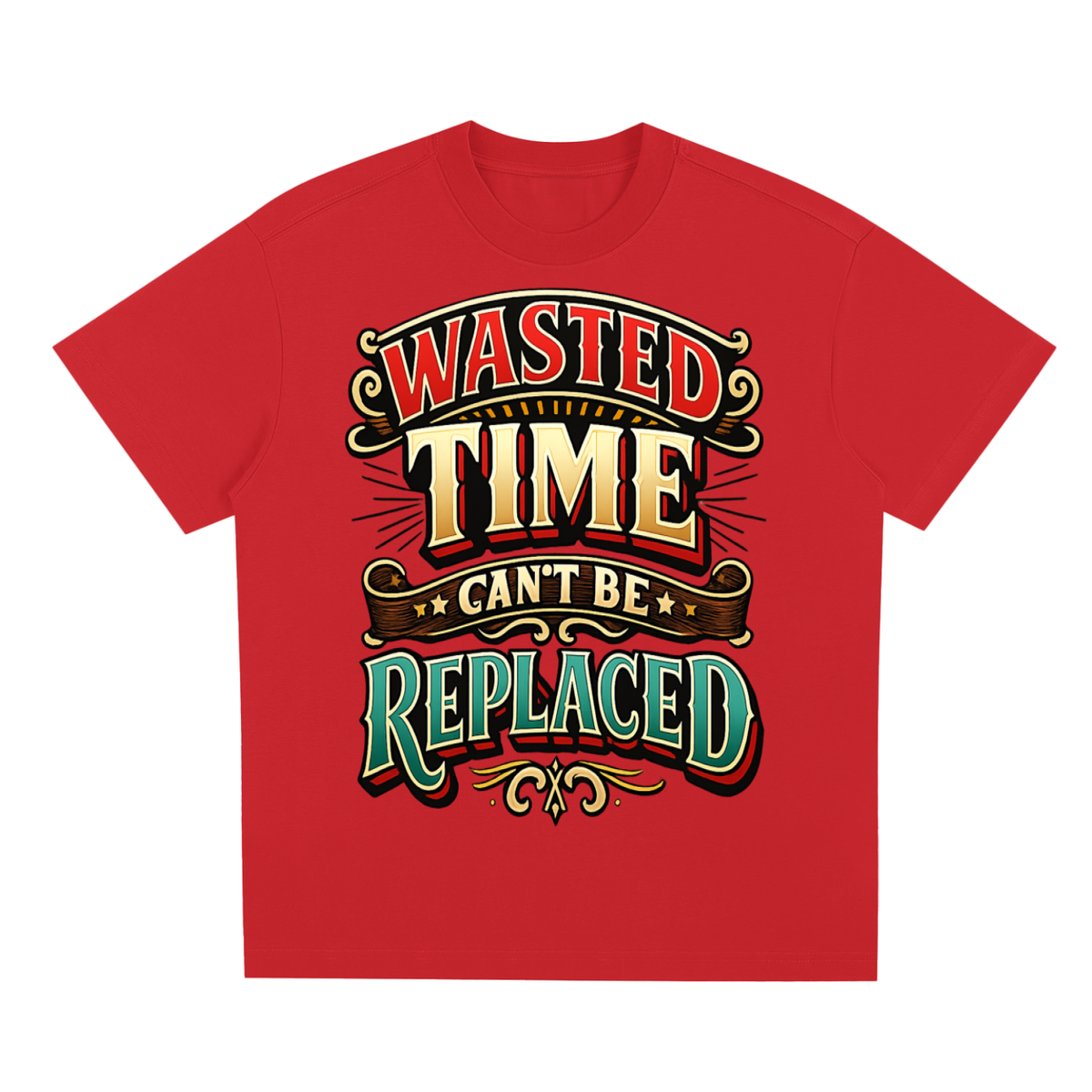Wasted time-Sorona Quick-Dry Cooling T-Shirt