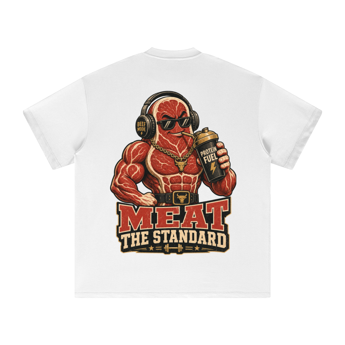 Meat the standard-Heavyweight Earth Tone T-Shirt