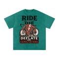 Ride or die-Snow Washed Oversized Cotton T-Shirt