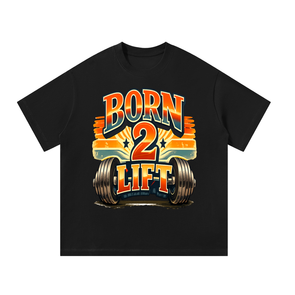 Born 2 lift-Oversized T-Shirt