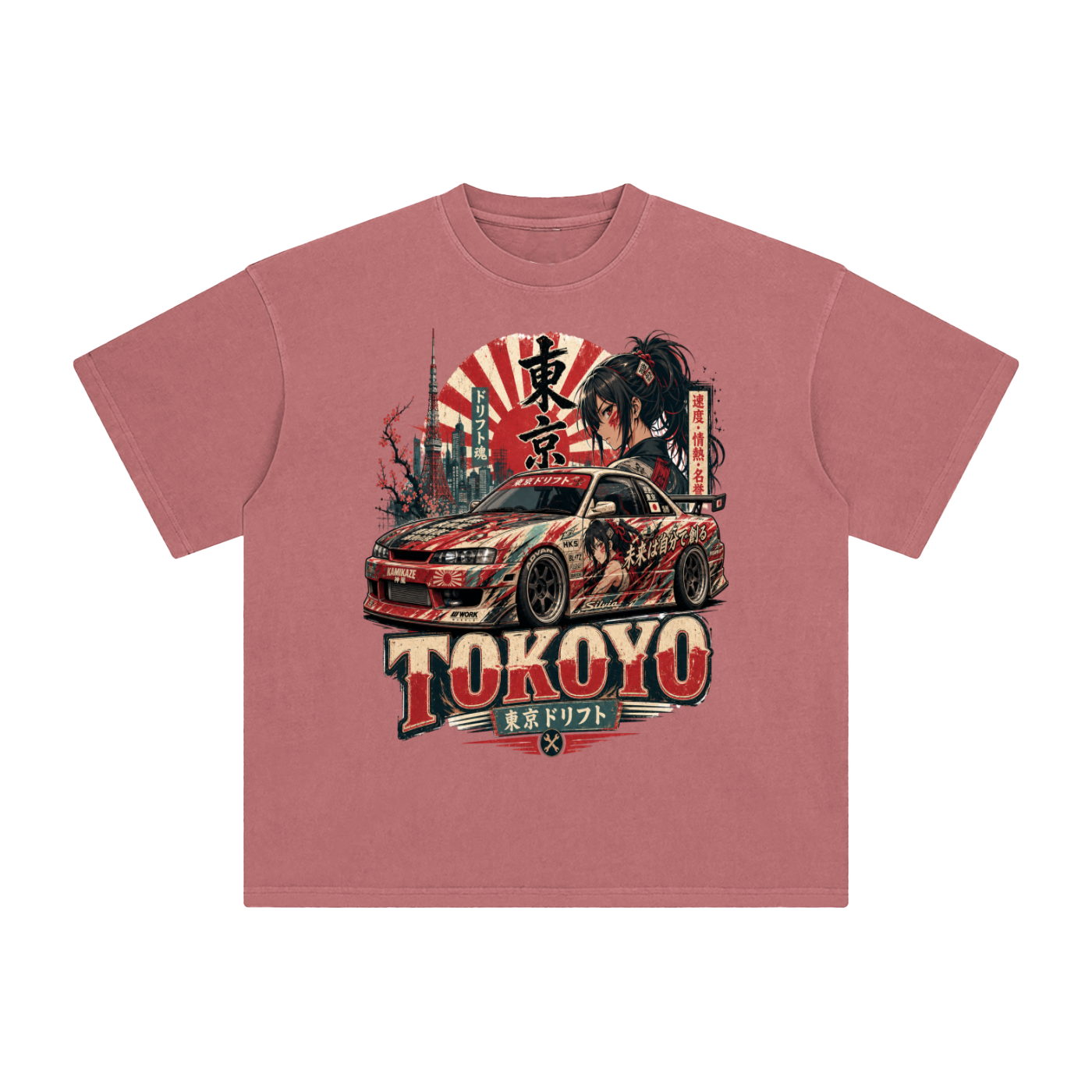 Tokyo-Enzyme Washed T-Shirt