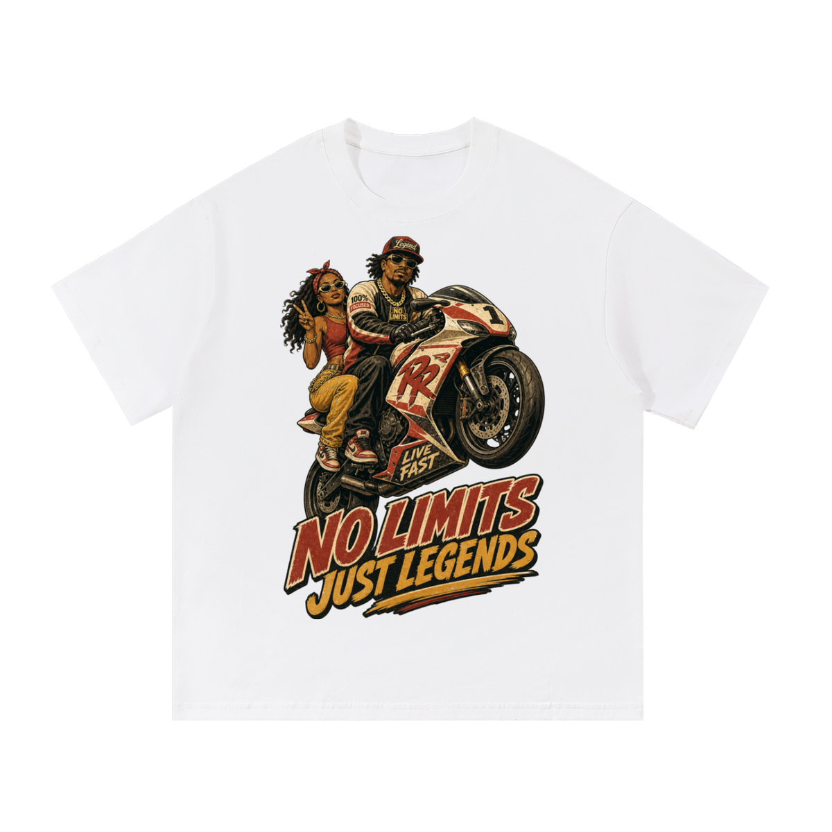 No limits just legends-Essential Cotton T-Shirt