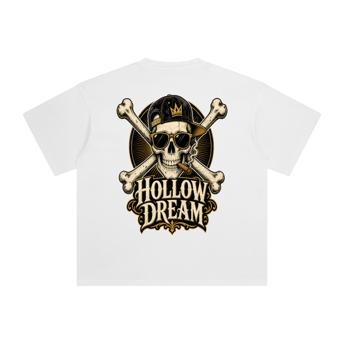 Hollow dream-Enzyme Washed T-Shirt