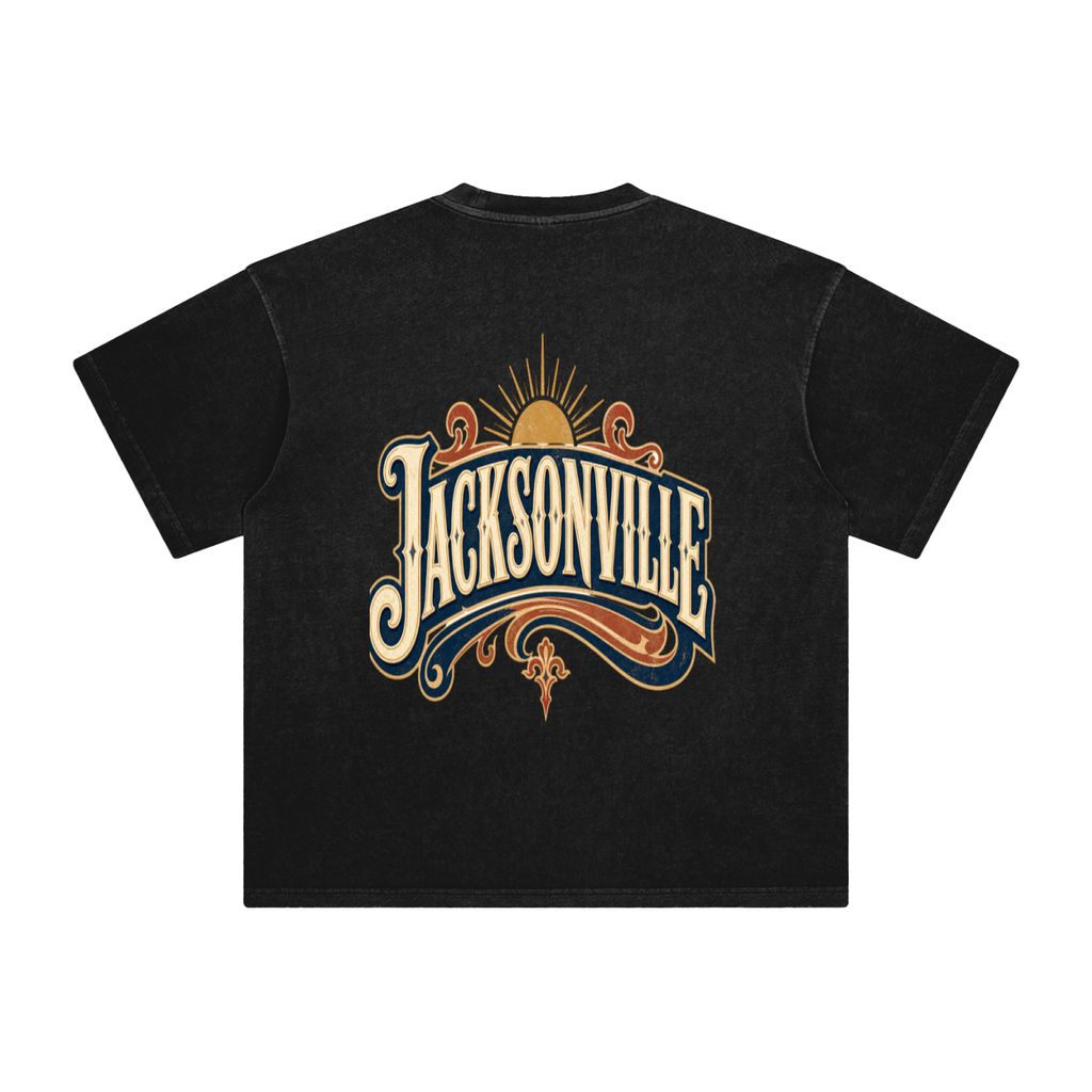 Jacksonville-Enzyme Washed T-Shirt