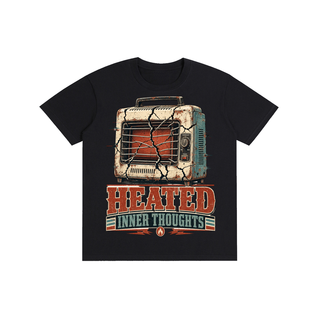 Heated inner thoughts-Pure Cotton T-Shirt