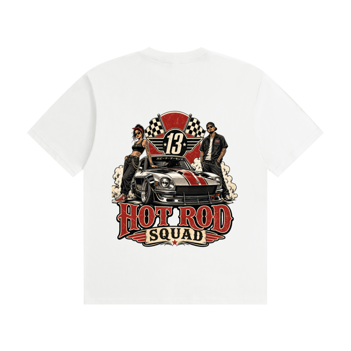 Hot rod squad Seamless Cotton T-Shirt