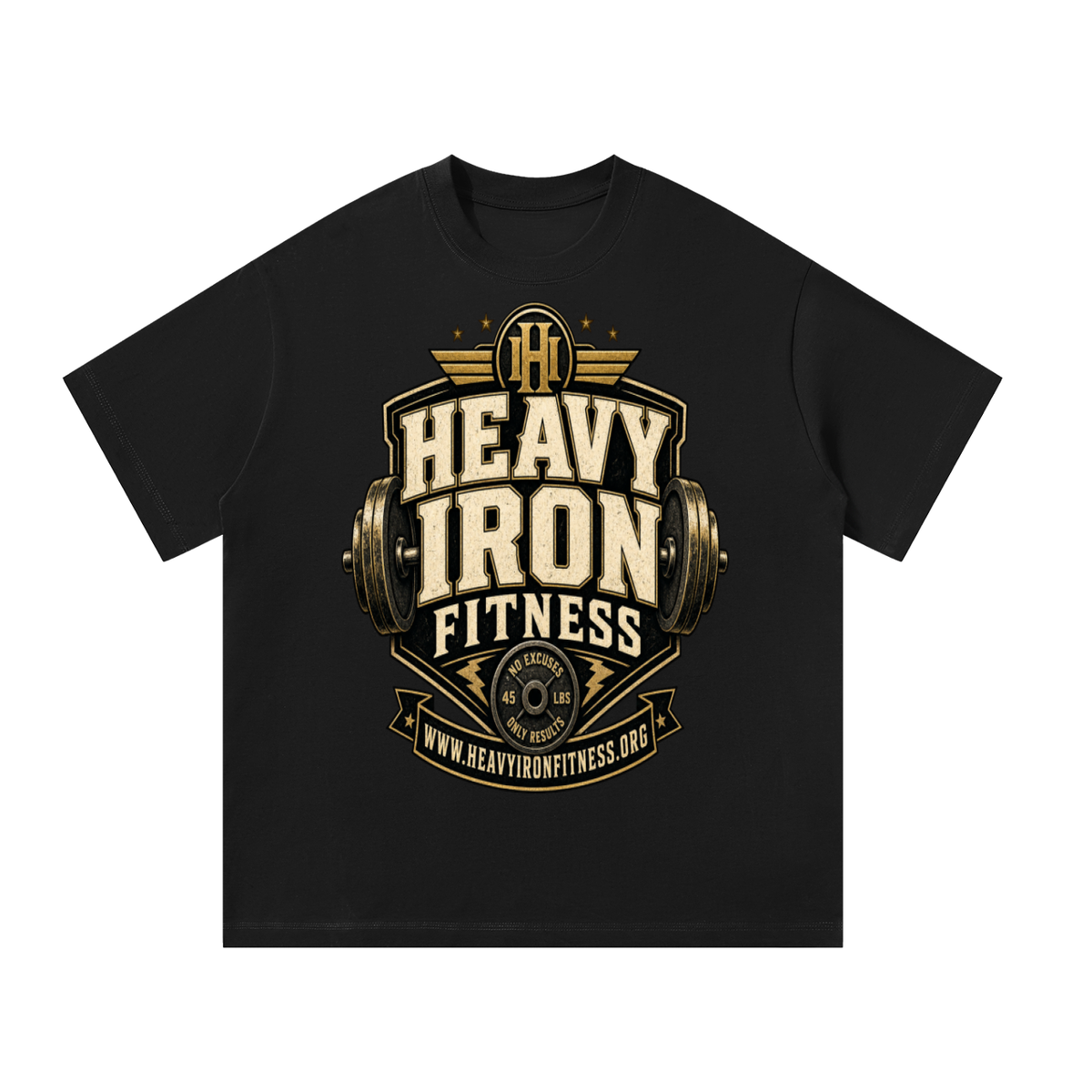 Heavy iron fitness-Oversized T-Shirt