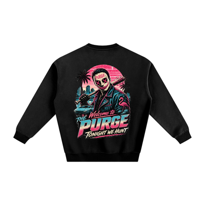 Unisex Welcome to the purge Fleeced Sweatshirt