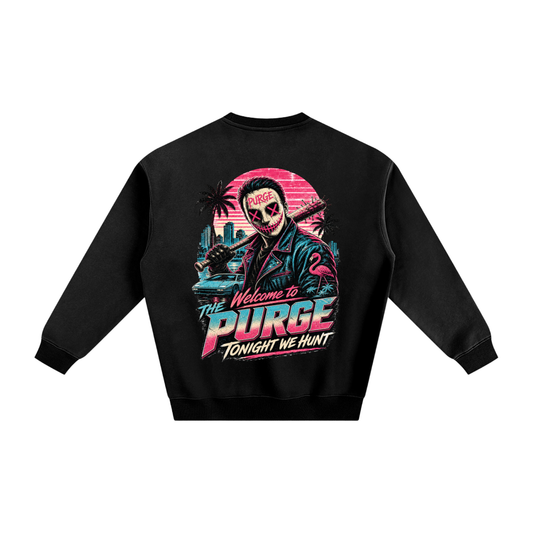 Unisex Welcome to the purge Fleeced Sweatshirt