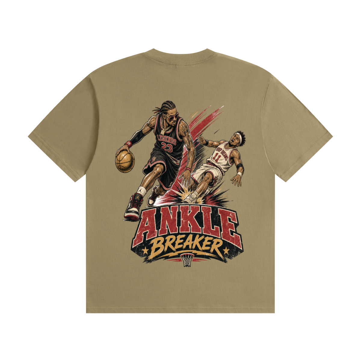 Ankle breaker-Seamless Cotton T-Shirt