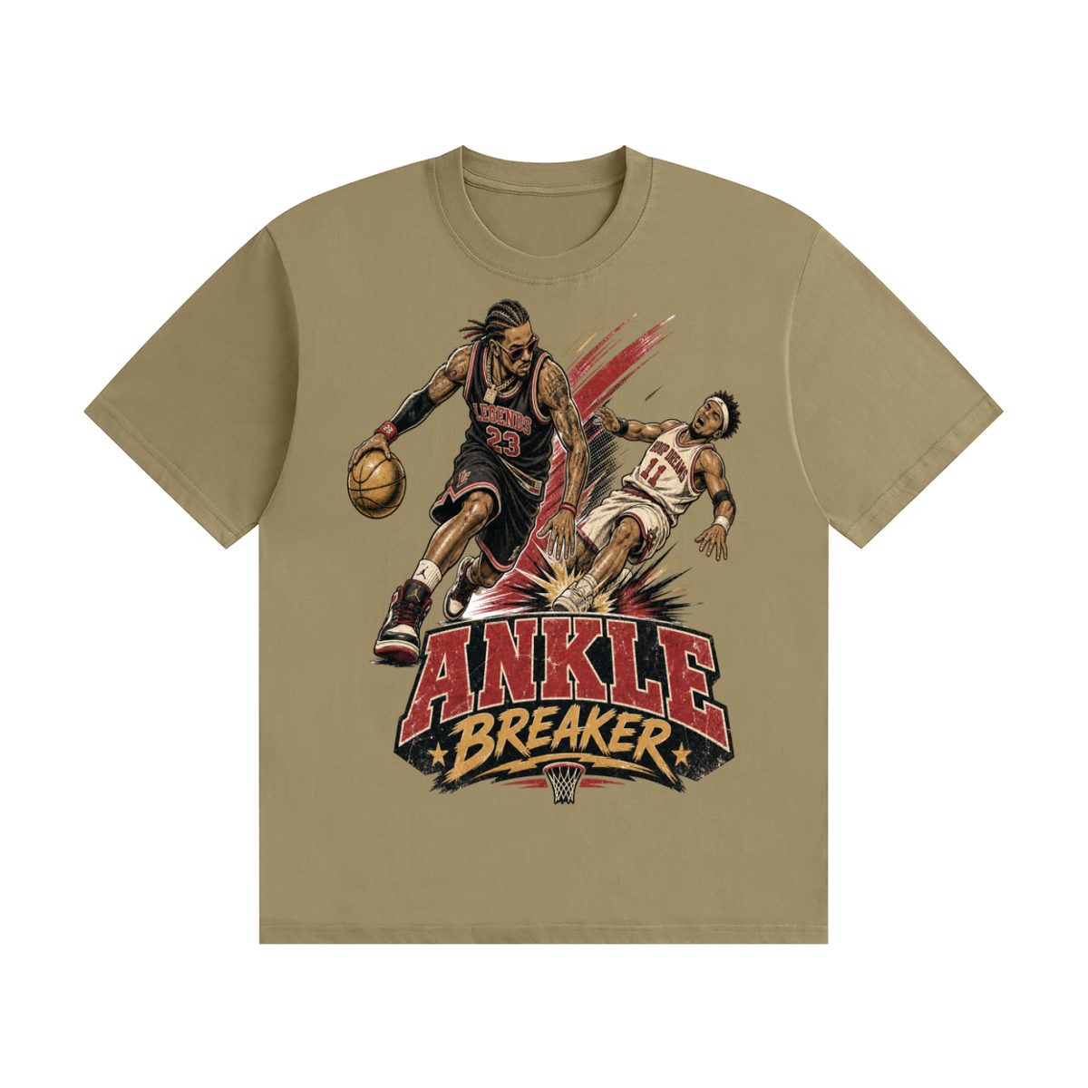 Ankle breaker-Seamless Cotton T-Shirt
