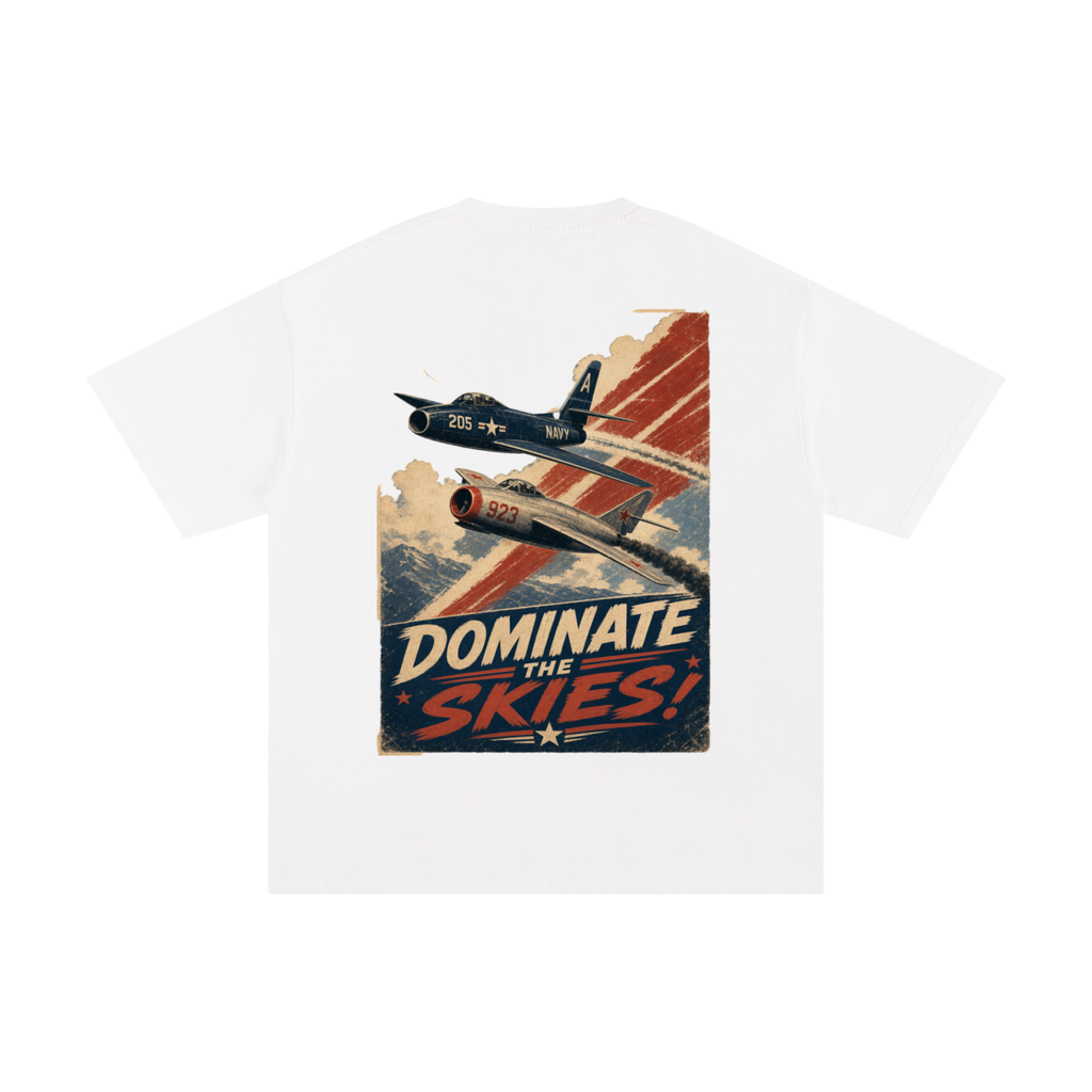 Dominate the skies-Pure Cotton T-Shirt