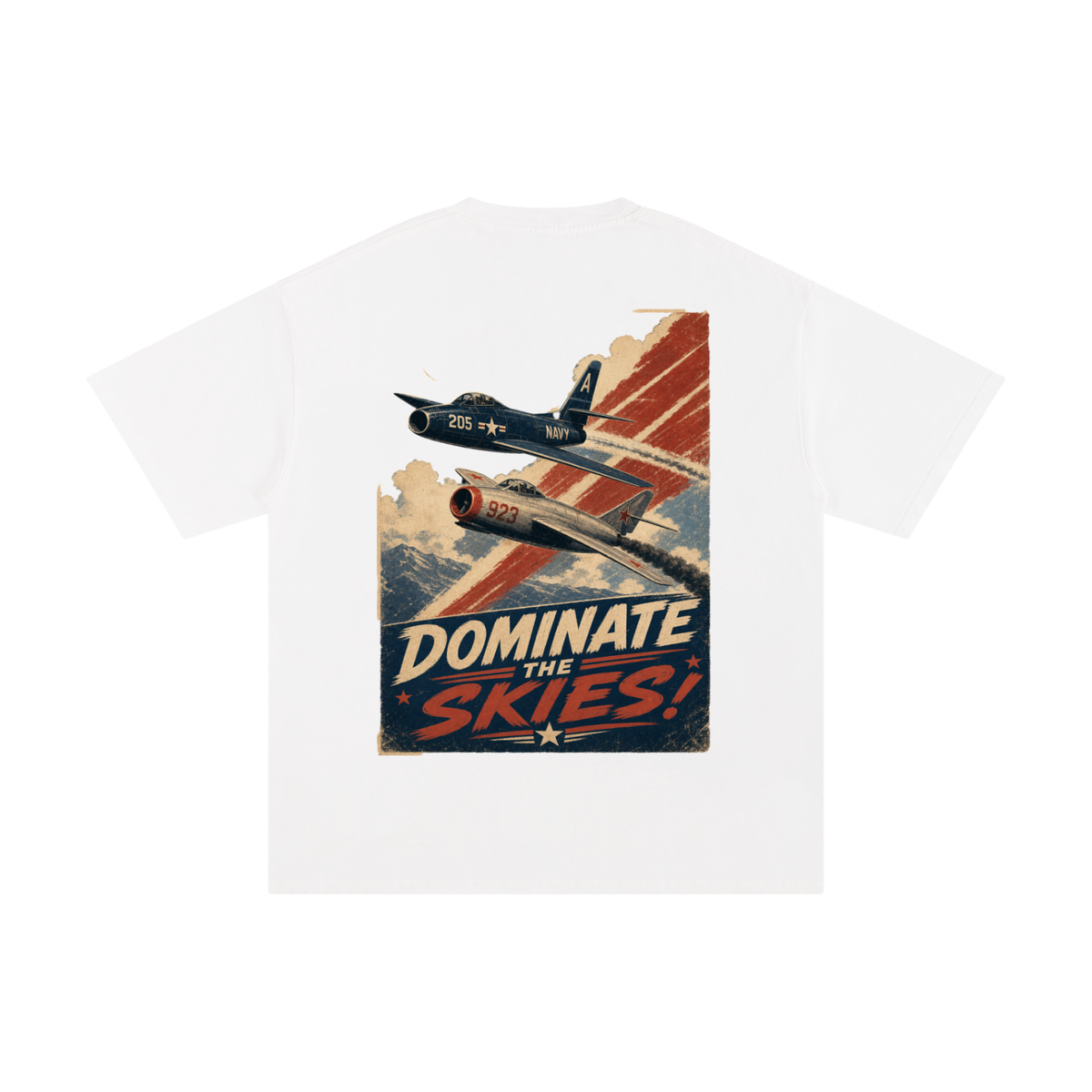 Dominate the skies-Pure Cotton T-Shirt
