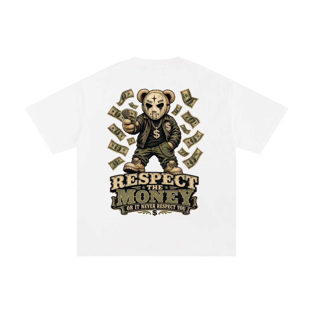 Respect the money-Pure Cotton T-Shirt