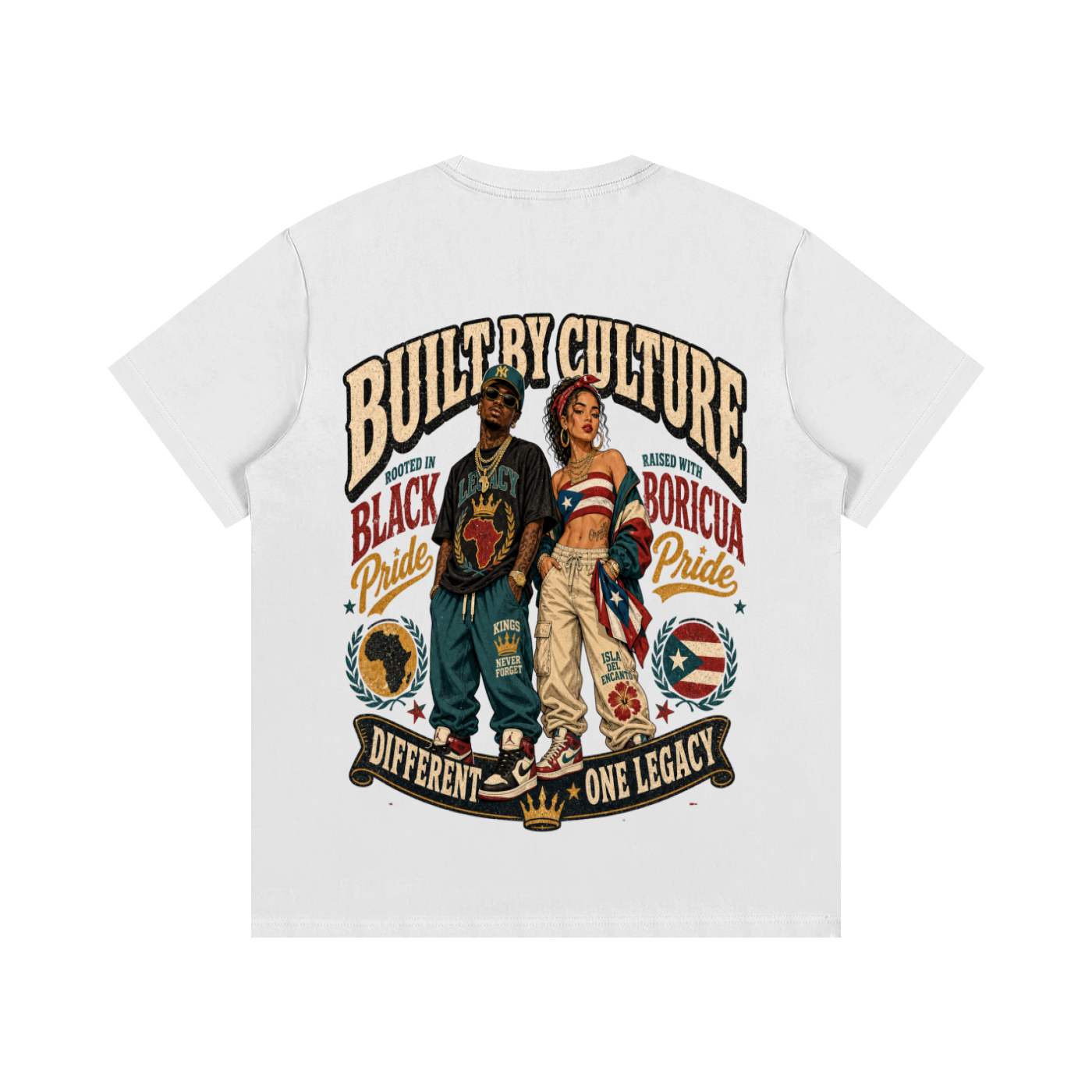 Built by culture-Essential Cotton T-Shirt