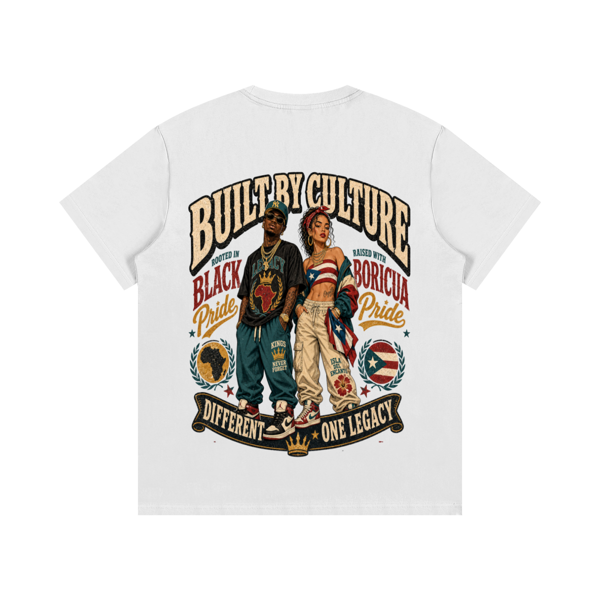 Built by culture-Essential Cotton T-Shirt